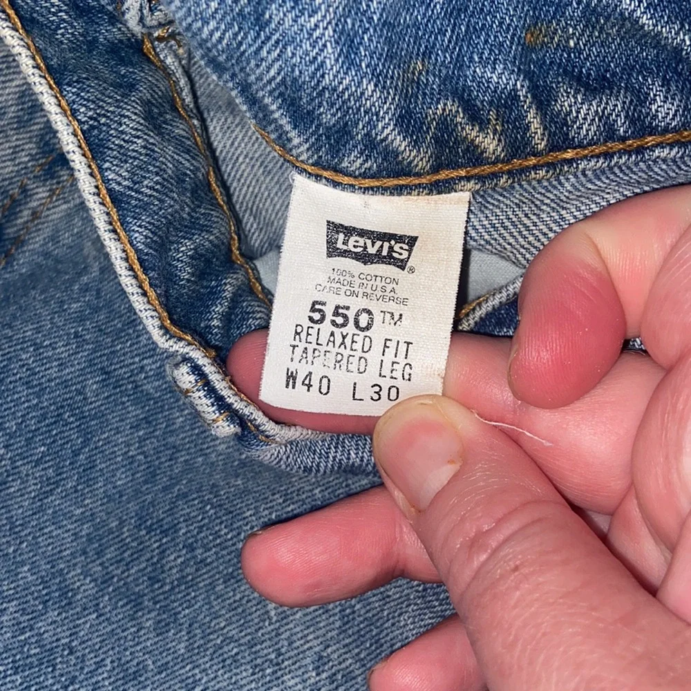 Vintage Levi 550's size W40 L30 made in the USA 🇺🇸